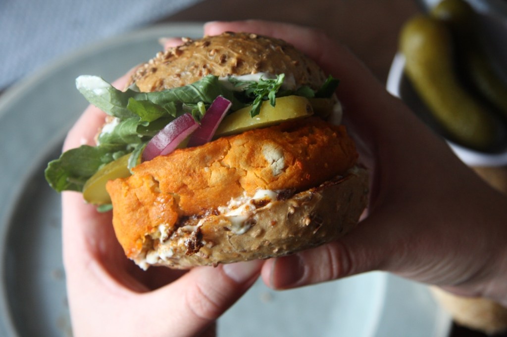 Buffalo Chickpea Patties