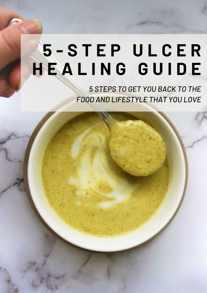 cover of the ulcer healing guide for natural ulcer healing and ulcer healing home remedies